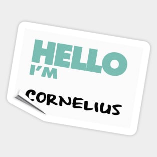 Hello I'm Cornelius Sticker